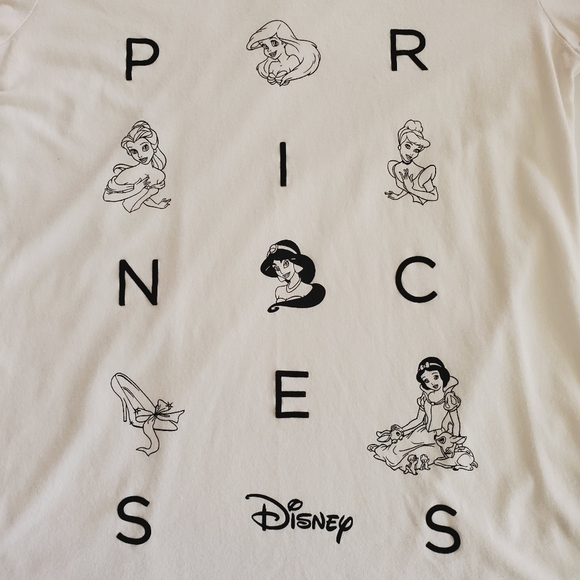 1326 * Disney Princess Graphic Tee White Size S - Picture 6 of 8